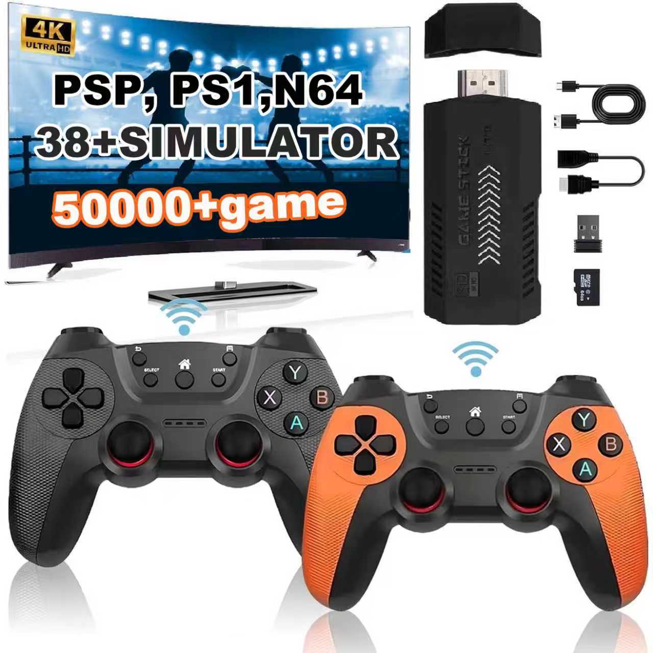 Retro Gaming Stick - X2Pro TV Game Stick 4K HD