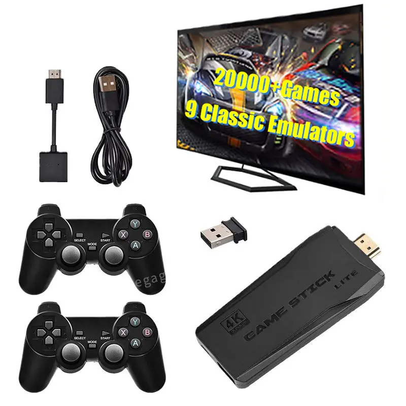 Retro Gaming Hdmi Stick - Wireless Retro Game Console M8 4K