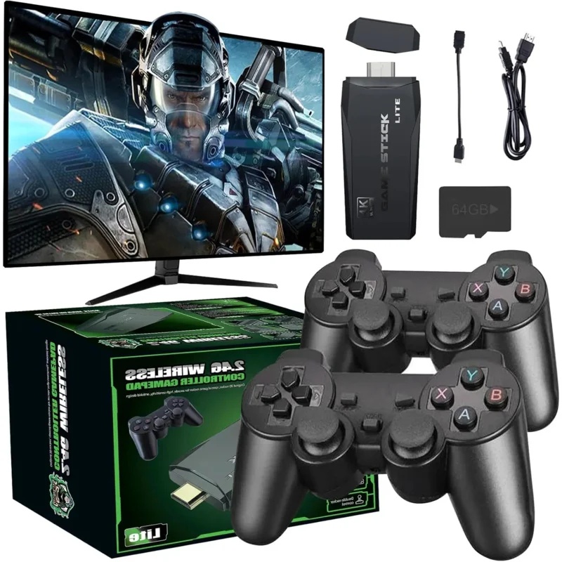 Retro Gaming Hdmi Stick - 4K Wireless Retro Game Console Nostalgia