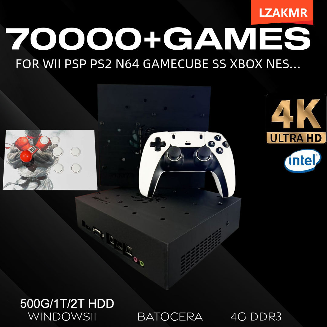 Retro Gaming Ps2 - Retro Gaming Console 70000+ Games 2TB