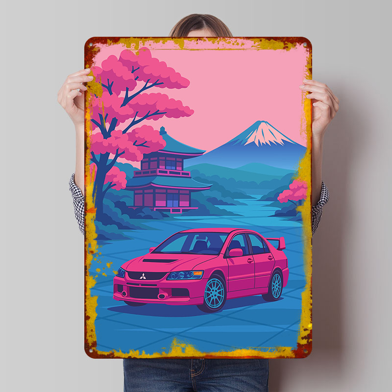 Japanese Car Evo in Japan Tin  - Retro Gaming Japan 评论和价格