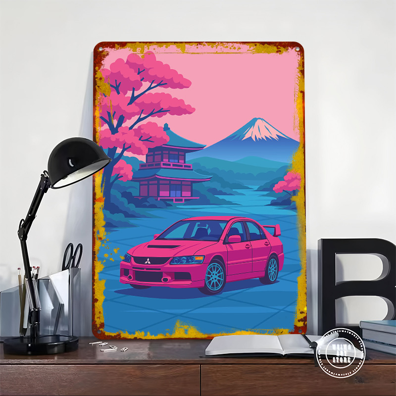 Japanese Car Evo in Japan Tin  - Retro Gaming Japan 评论和价格