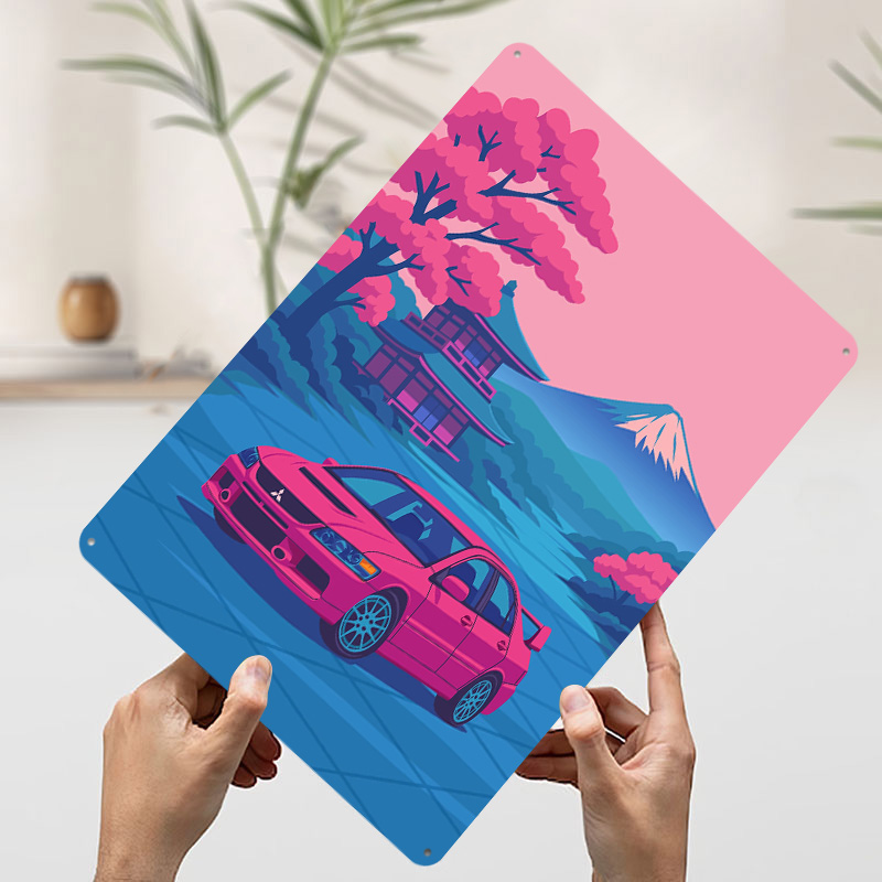 Japanese Car Evo in Japan Tin  - Retro Gaming Japan 评论和价格