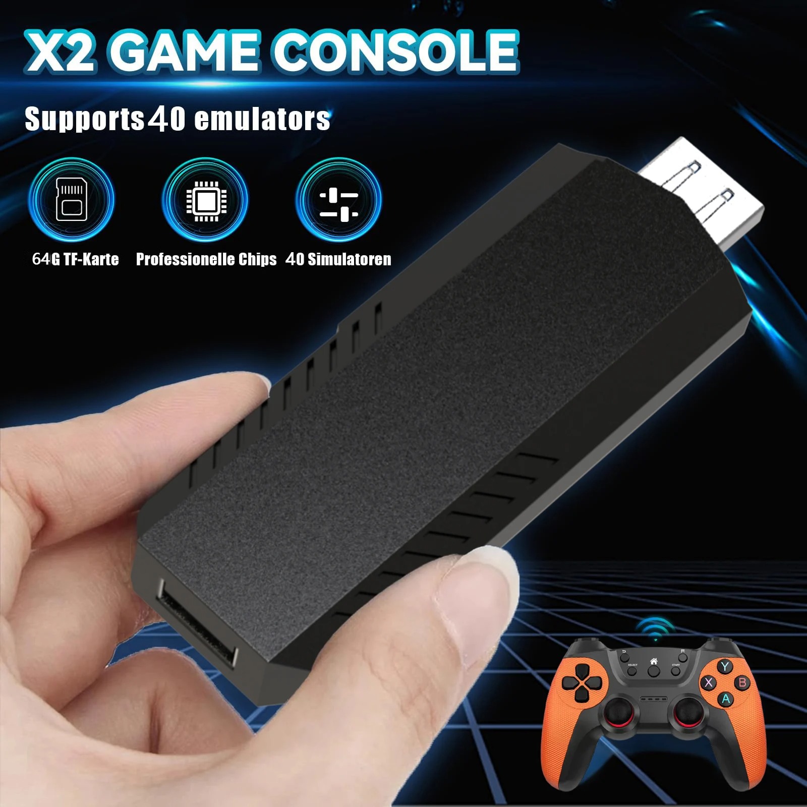 X2Pro TV Game Stick 4K HD Vide - Retro Gaming Stick 评论和价格