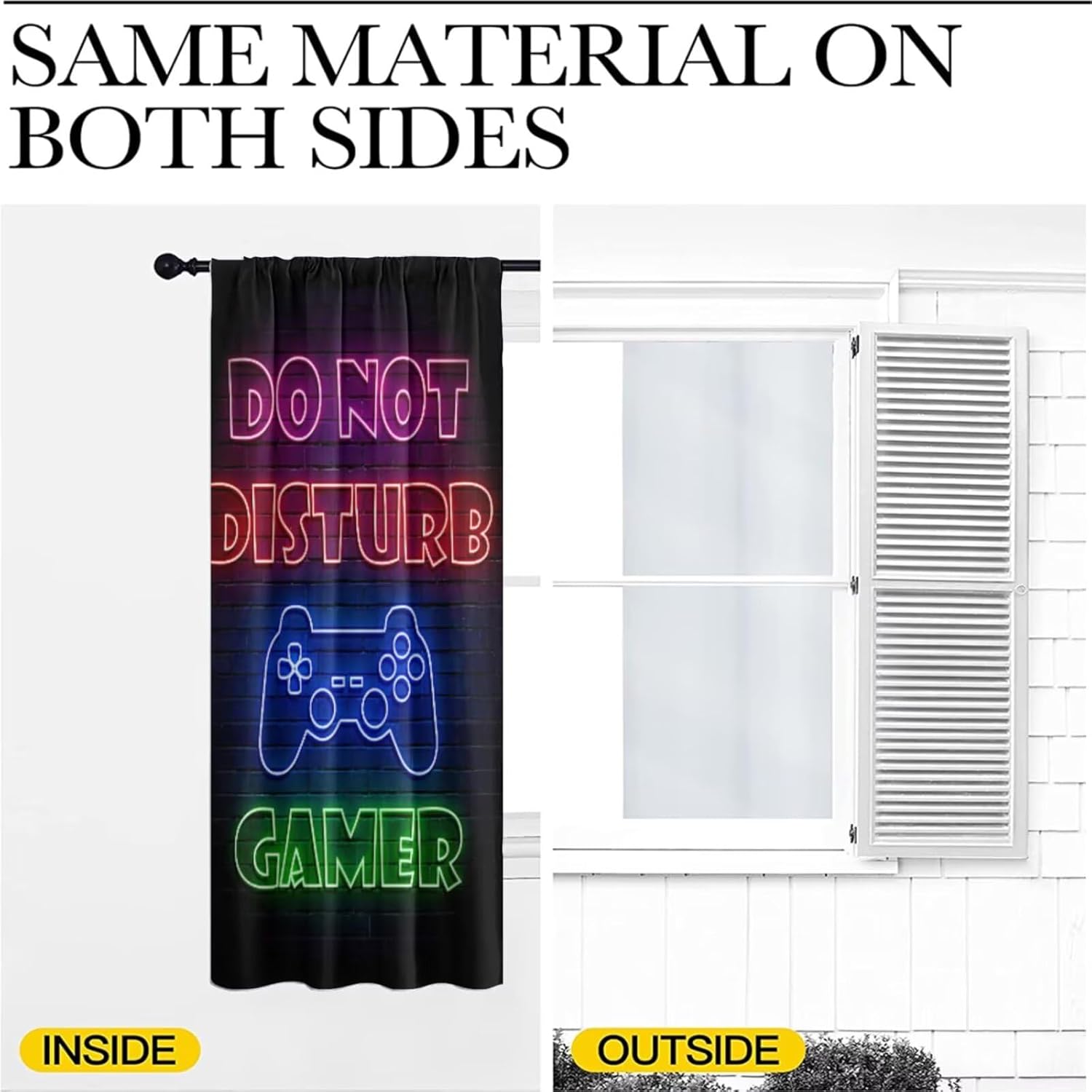 Gaming Gamer Curtain Curtains  - Retro Gaming Cafe 评论和价格