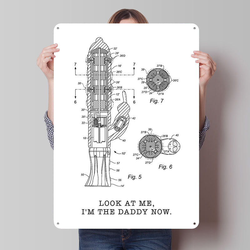 Im the Daddy Now Metal Poster  - Retro Gaming Now 评论和价格