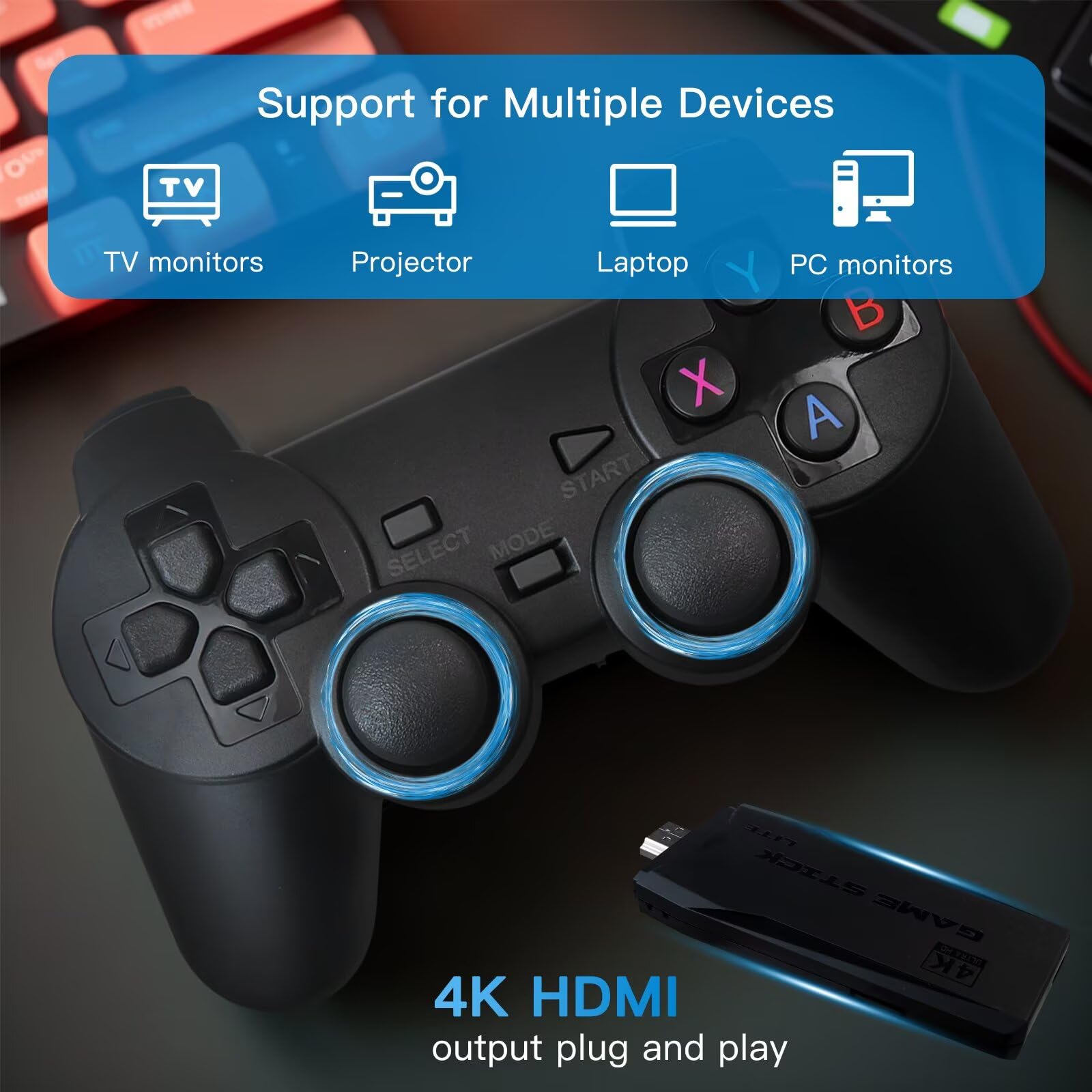 Retro Video Game Console 4K Ga - Retro Gaming Stick 评论和价格