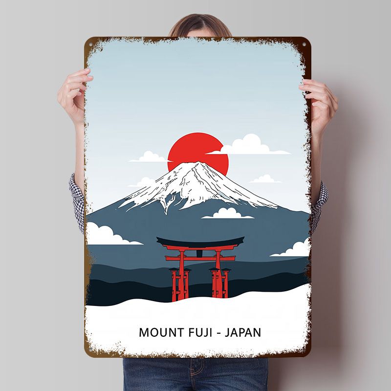 Mount Fuji Japan Travel Printe - Retro Gaming Japan 评论和价格