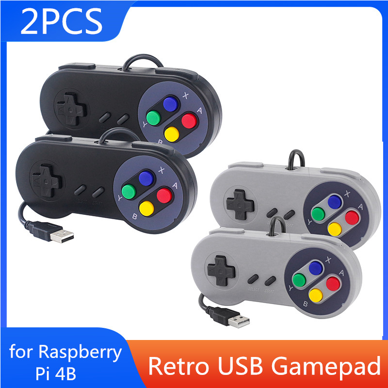 2PCs USB Gamepad Retro Gaming  - Retro Gaming Raspberry Pi 4 评论和价格