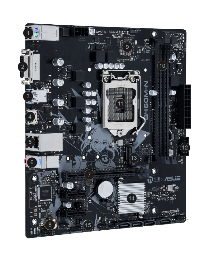ASUS B460M-N Motherboard Intel - Intel Cpu Core I5 评论和价格