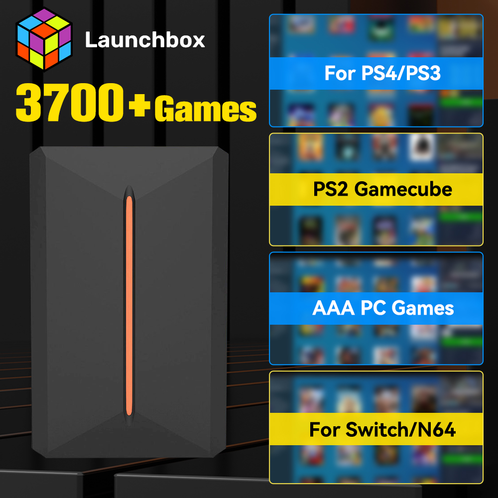 Launchbox 500GB External Game  - Retro Gaming Ps2 评论和价格
