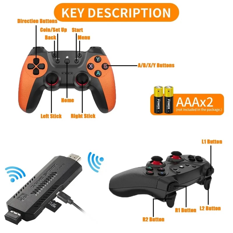 X2 Ultra Pro Retro Game Stick  - Retro Gaming Hdmi Stick 评论和价格