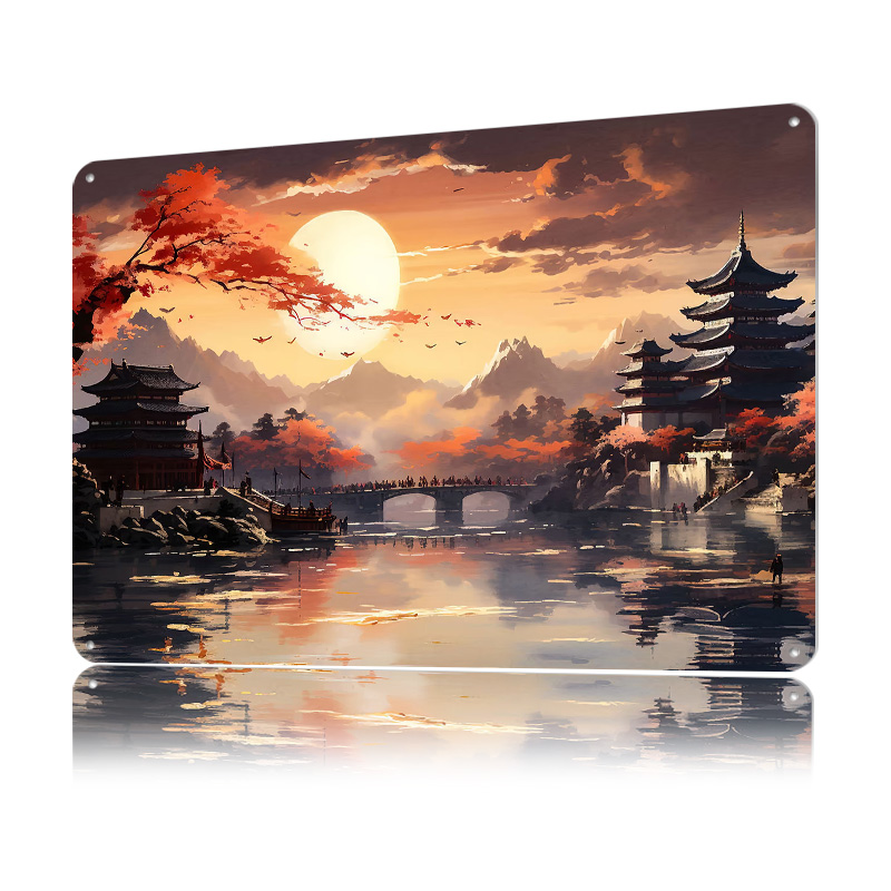 Japan Landscape Printed Poster - Retro Gaming Japan 评论和价格