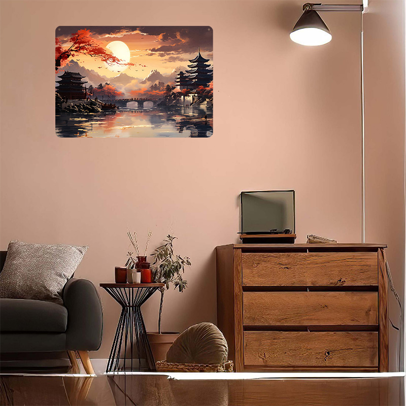 Japan Landscape Printed Poster - Retro Gaming Japan 评论和价格