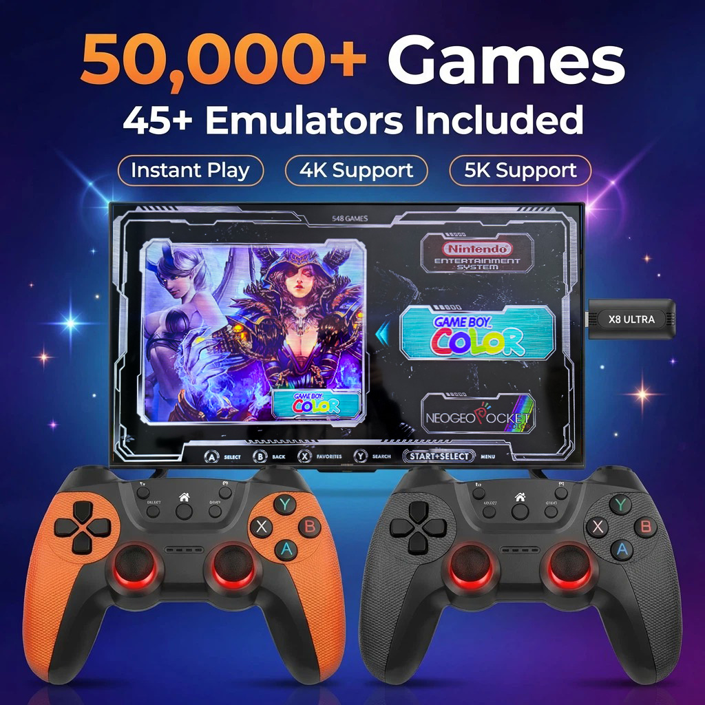 X8 Ultra Game Stick Pro 128GB  - Retro Gaming Stick 评论和价格