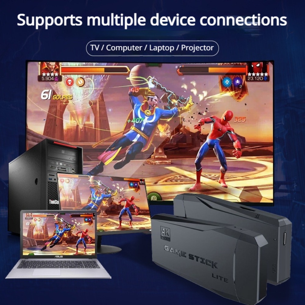 Portable 4K Retro Game Stick C - Retro Gaming Hdmi Stick 评论和价格