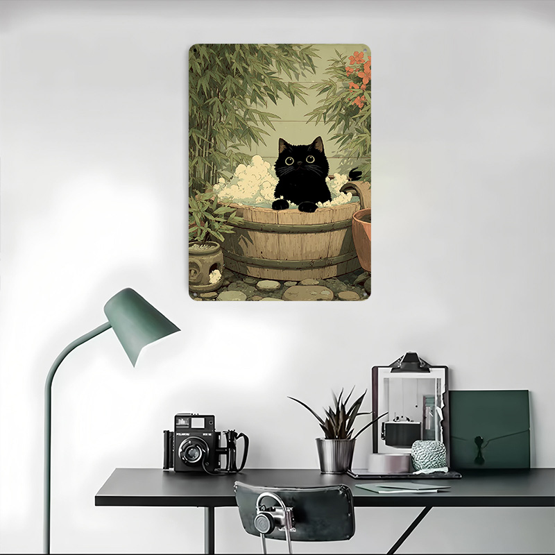 Black Cat in Japan Tub Printed - Retro Gaming Japan 评论和价格