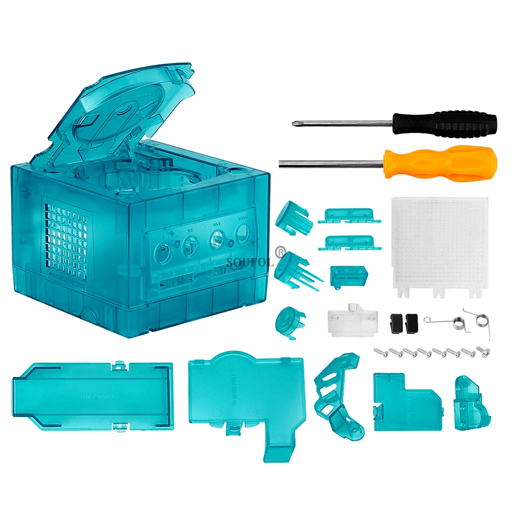Ice Blue Replacement Case for  - Retro Gaming Fun 评论和价格