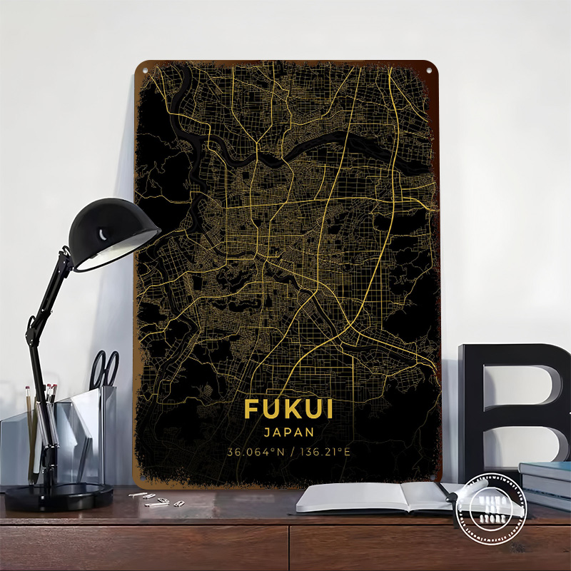 Fukui Japan Tinplate Posters C - Retro Gaming Japan 评论和价格