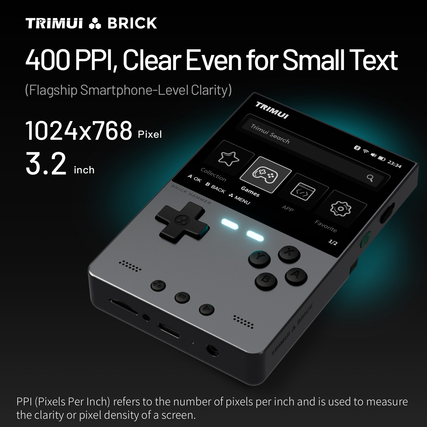 TRIMUI BRICK HAMMER Retro Hand - Retro Gaming Phone 评论和价格
