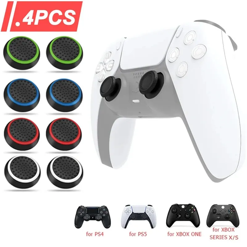 New 4Pcs Silicone Thumb Stick  - Retro Gaming Xbox One 评论和价格