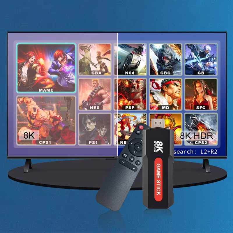 X2 Game Stick HD 4K 8K 3D Cons - Retro Gaming Stick 评论和价格