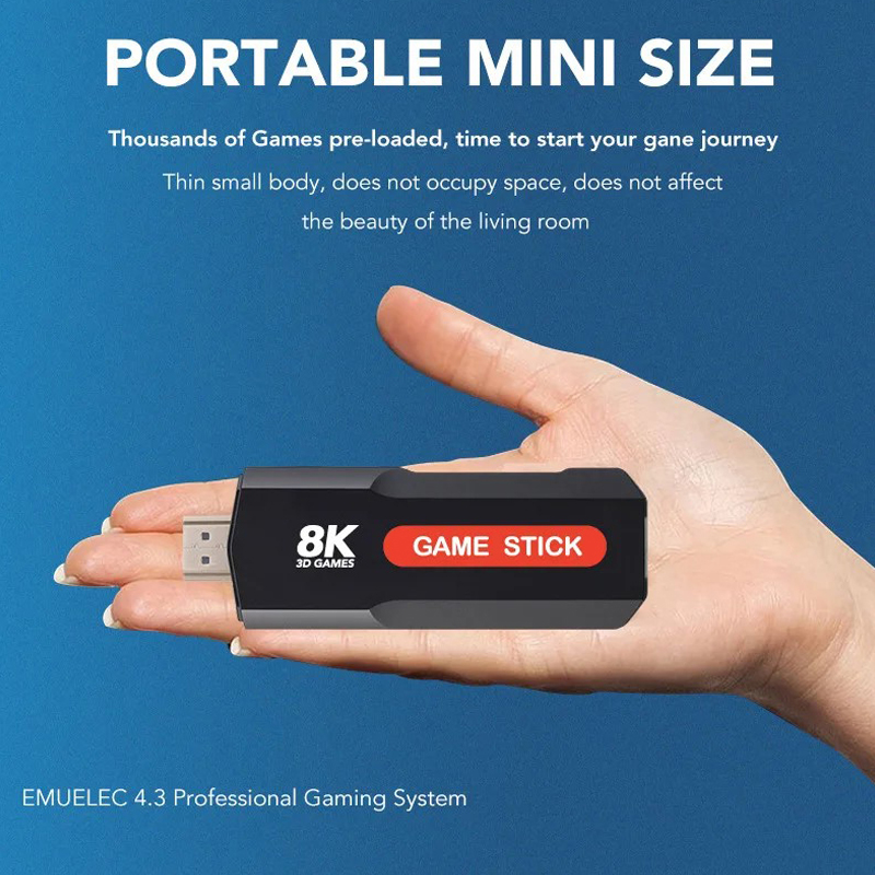 X2 Game Stick HD 4K 8K 3D Cons - Retro Gaming Stick 评论和价格