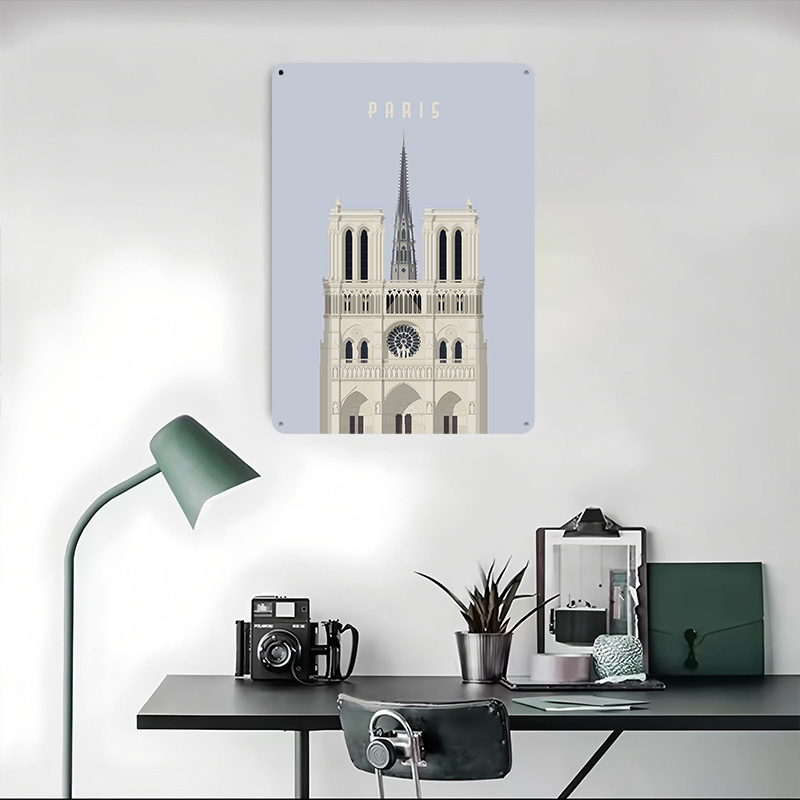 Paris Travel Tinplate Poster C - Retro Gaming Paris 评论和价格