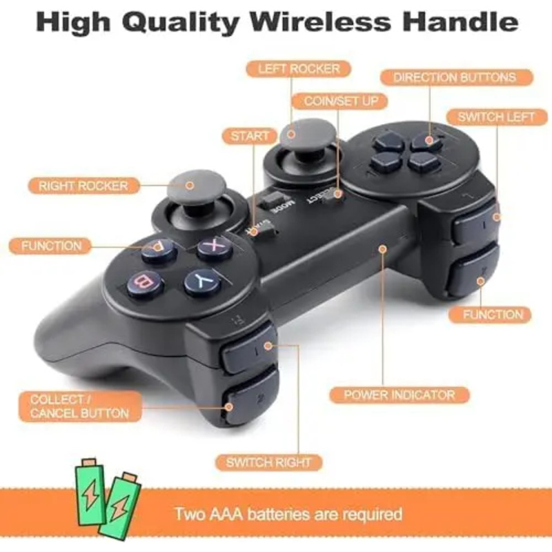 4K Wireless Retro Game Console - Retro Gaming Hdmi Stick 评论和价格